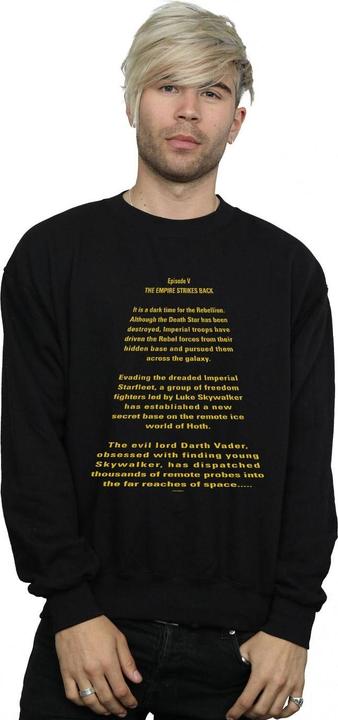 Produktbild Star Wars The Empire Strikes Back Opening Crawl Sweatshirt (3XL)