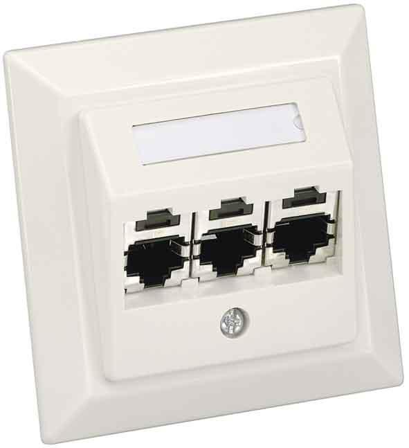 Produktbild Panduit Schrägzentralplatte,3-Port