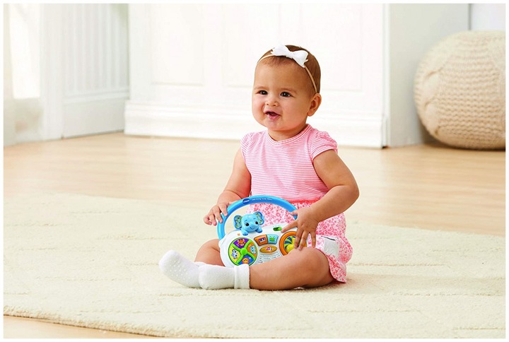 Immagine prodotto VTech 533303 Baby Interactive My First Radio con 60+ melodie (versione inglese) 6+ mesi (Inglese)