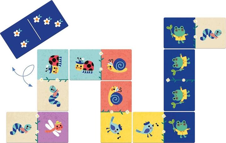 Immagine prodotto Djeco Domino - Piccoli animali (Multilingue)