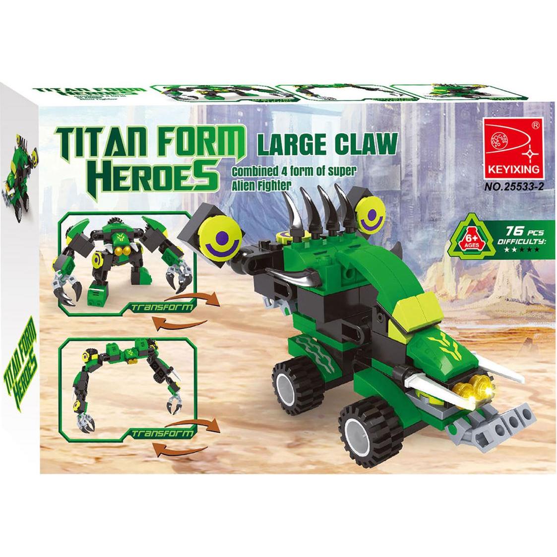 Lobbes Titan Transform Green Bausatz – 76-teilig.