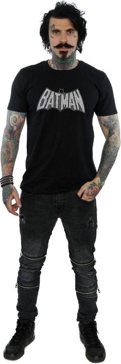 Image du produit - T-shirt BATMAN RETRO CRACKLE LOGO - Homme (XXL)