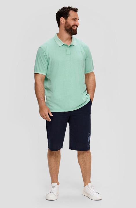 Actual product image S.Oliver Polo-Shirt Poloshirt mit kleinem Logo-Print (XXL)