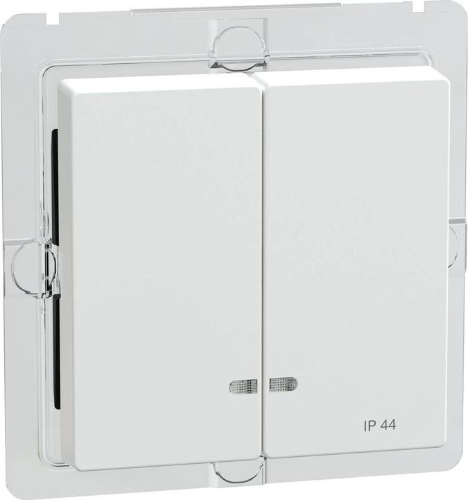 Produktbild Merten Doppelwippe mit Kontrollfenster IP44, MEG3424-0325