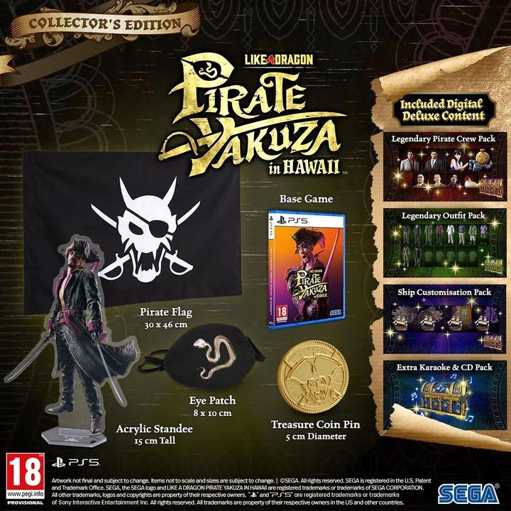Actual product image Sega Like a Dragon: Pirate Yakuza - Collectors Edition (PS5) (PS5, EN)