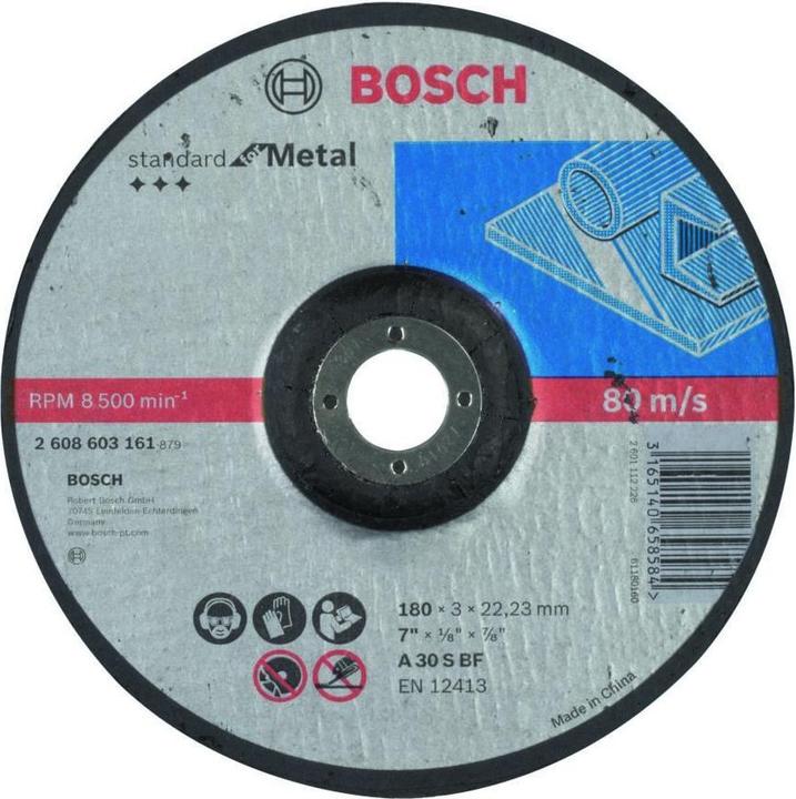 Image du produit Bosch Professional Zubehör Disque à tronçonner PRO Metal, 180 x 3 x 22,23 mm