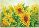 Productafbeelding Diamond Dotz Diamond-schilderij zonnebloemveld