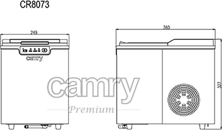 Actual product image Camry CR 8073 Portable ice maker /24h