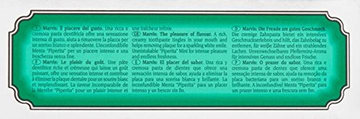 Image du produit Marvis Classic Strong Mint Zahncreme (25 ml)
