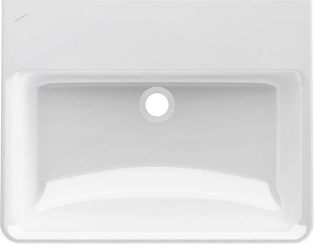 Actual product image Laufen Washbasin PRO S 600x465mm w overflow without tap hole white (465 mm, 600 mm)