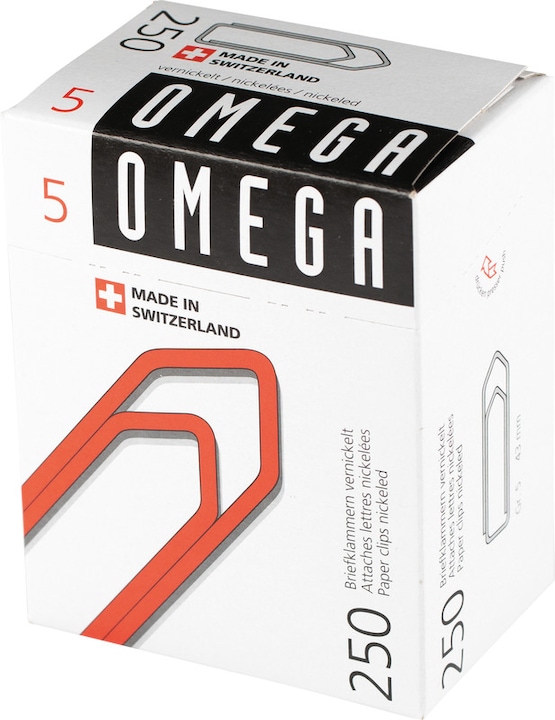 Immagine prodotto Omega Büroklammern (250 x)