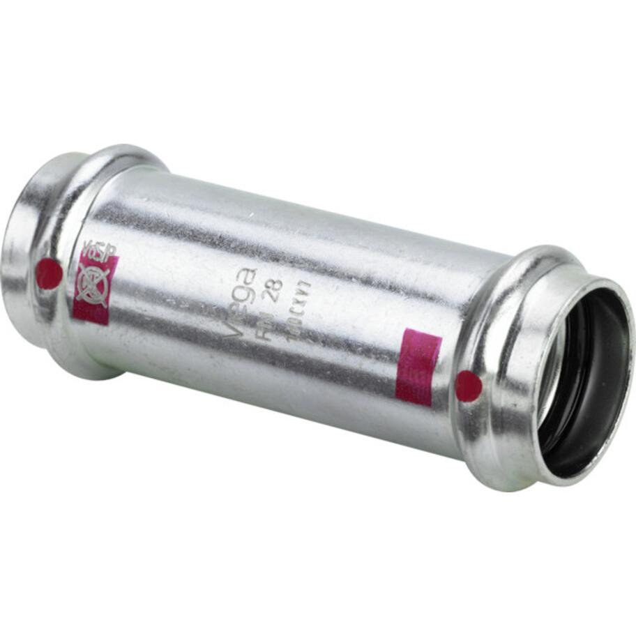 Viega, Rohrverbindungstechnik, Prestabo skydemuffe 28 mm forzinket stål (Rohrverschraubung)