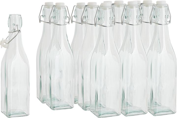 Produktbild VBS XXL Glasflaschen mit Bügelverschluss (12 Stk., 0.50 l)