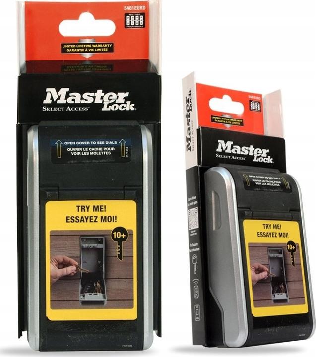 Produktbild Master Lock Schlüsselkasten mit Wandmontage 5481EURD