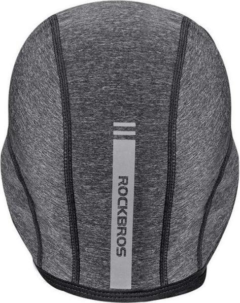 Actual product image Rockbros softshell helmet cap, gray