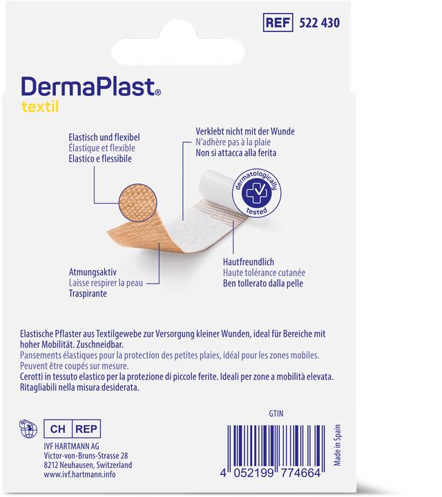 Produktbild DermaPlast Textil Pflaster (10 x)