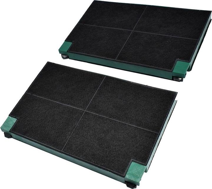 Actual product image Flickbee Long Life activated charcoal filter set like EFF552, 4055275533 for Electrolux cooker bonnet