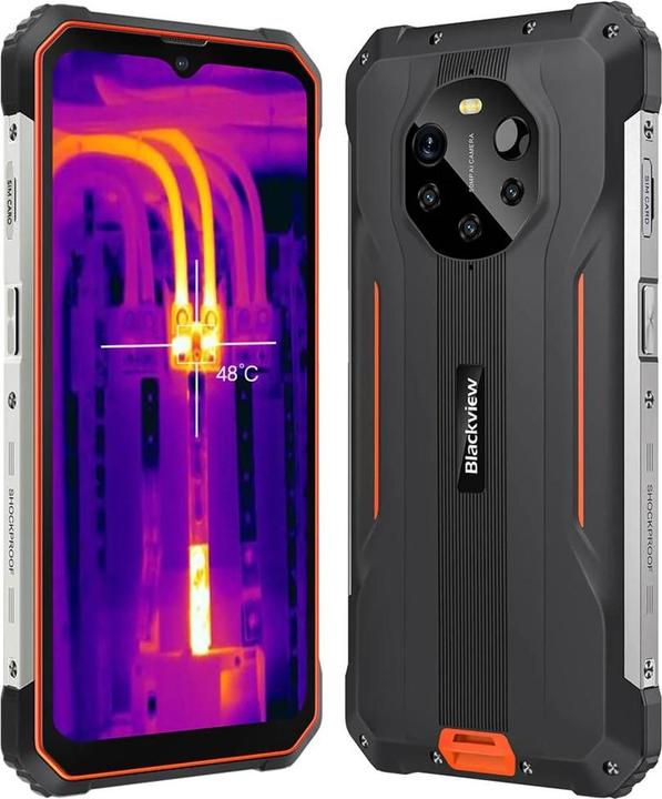 Produktbild Blackview BL8800 Pro (128 GB, Orange, 6.58", Dual SIM, 5G)
