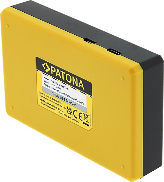 Actual product image Patona Sony NP-FZ100 (Camera battery charger)