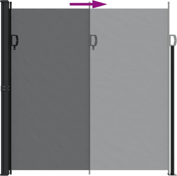 Image du produit vidaXL Store latéral extensible (2 m)