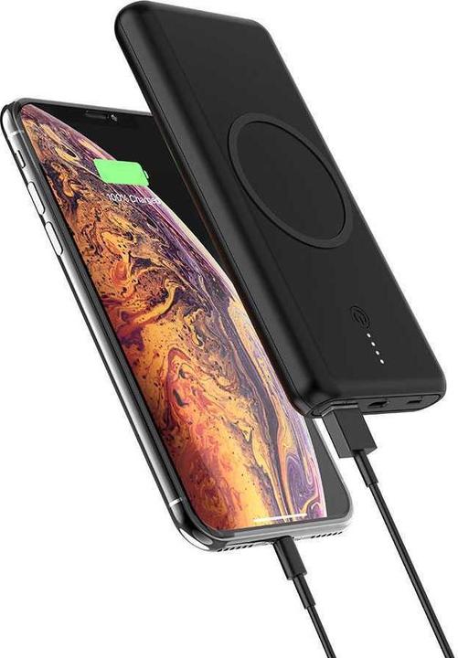 Actual product image Powerology 2 in 1 Fast Wireless Power Bank 10000mAh (10000 mAh, 18 W, 37 Wh)