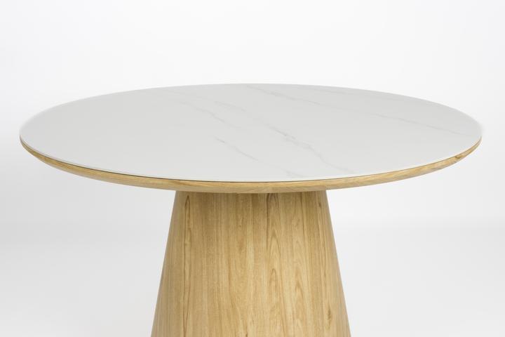 Image du produit White Label Living Dining Table Almira Round Oak