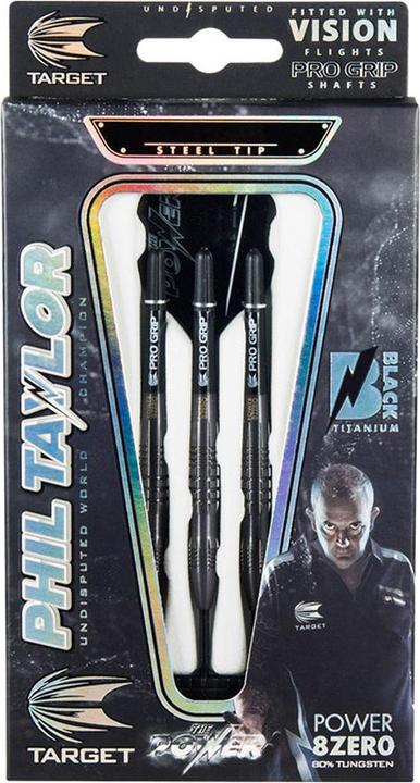 Immagine prodotto Target Steeldart Power 8Zero Nero, 24g (24 g)