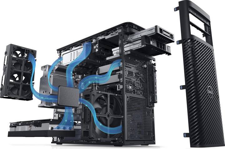 Produktbild Dell Precision 7865 Tower (AMD Ryzen ThreadRipper PRO 5955WX, 64 GB, 1000 GB, GeForce RTX 4000 Ada)