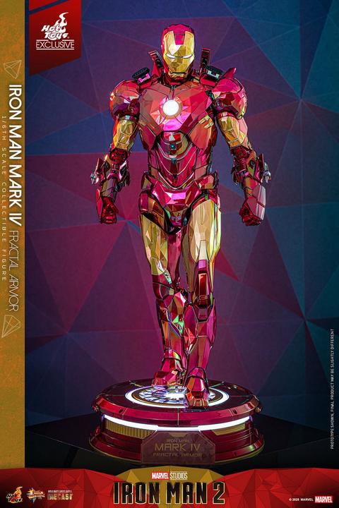 Produktbild Hot Toys Iron Man figurine Movie Masterpiece Diecast 1/6 Iron Man Mark VI (Fractal Armor) Exclusive