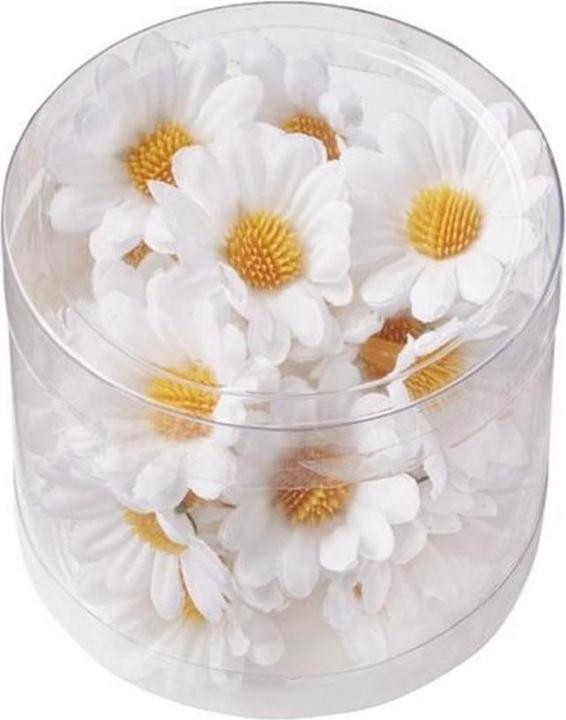 Hobby Fun Décoration à saupoudrer Marguerites 25 pièces (25 pcs)