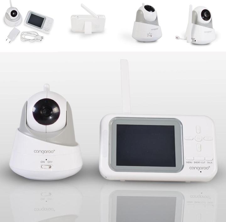 Actual product image Cangaroo Baby Monitor Focus Camera 3.5" (Video & Audio, 300 m)