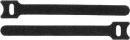 Produktbild ProXtend Hook and Loop 15cm x 12mm Black 10pcs (Klettkabelbinder, 150 mm, 10 Stk.)