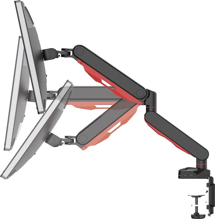 iiyama Gasdruckfederarm für Gaming Monotore 43,20cm (17")-30" -9kg 100x100 (Tisch, 30")