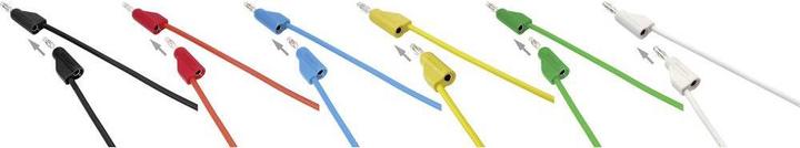 Actual product image Voltcraft Highly flexible test leads MSB-300 SET 0.75 m 30 V/AC, 60 V/DC 10 A