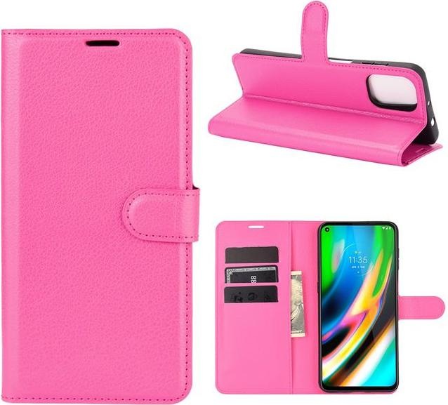 Productafbeelding MU Classic Litchi Leren Boekomslag Serie (Motorola Moto G9 Plus)
