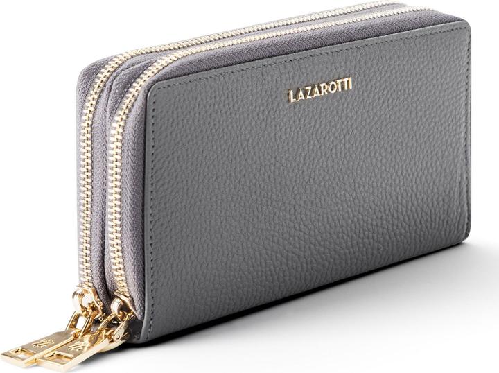 Produktbild Lazarotti Bologna Leather Geldbörse RFID Schutz Leder 20 cm