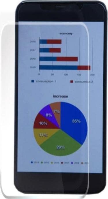 Actual product image Kapsolo 9H Anti-Glare - anti-glare screen protector / screen protector filter for iPhon (Apple iPhone 12 Pro Max)