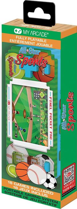 Produktbild MyArcade My Arcade Pixel Pocket Pro All-Star Sports Portable Gaming System