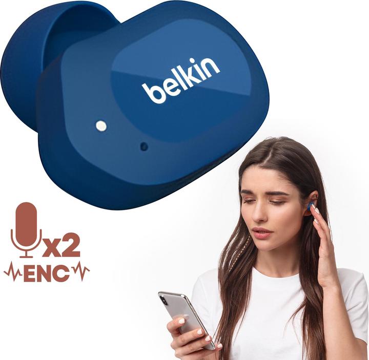 Productafbeelding Belkin Soundform Play (ANC, 8 h, Draadloze)