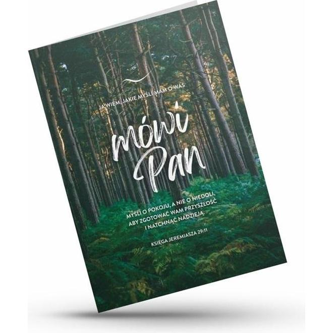 Teka, Biglietto di auguri + Carta da lettere, Karte - Ich weiss, was ich über dich denke - Wald
