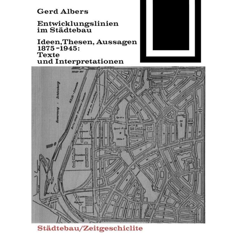 Entwicklungslinien im Städtebau, Sachbücher von Gerd Albers