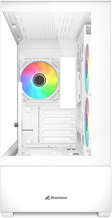 Immagine prodotto Sharkoon MK6 RGB White mATX (bianco) (mATX, Mini-ITX)