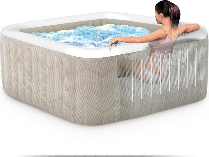 Immagine prodotto Intex Chevron Deluxe Square Bubble Spa Set (4 Persone)