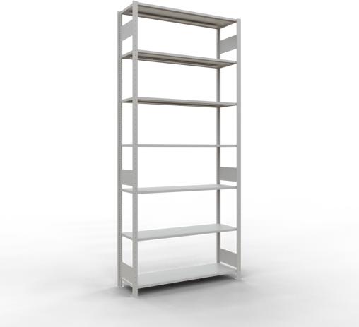 Image du produit Schulte Lagertechnik Système d'étagères de base MULTIplus150 sans boulons avec longerons.