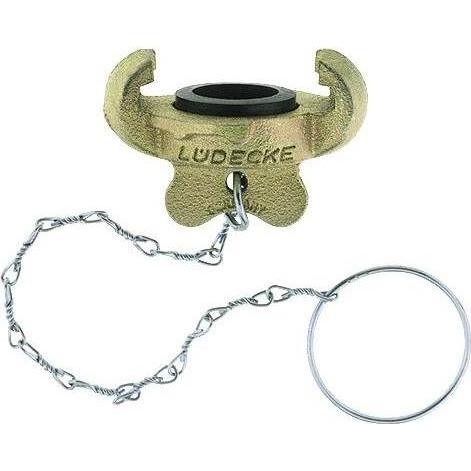 Teguma, Raccordo per tubo flessibile, Klauenkupplung Temperguss mit Kette (Aggancio)