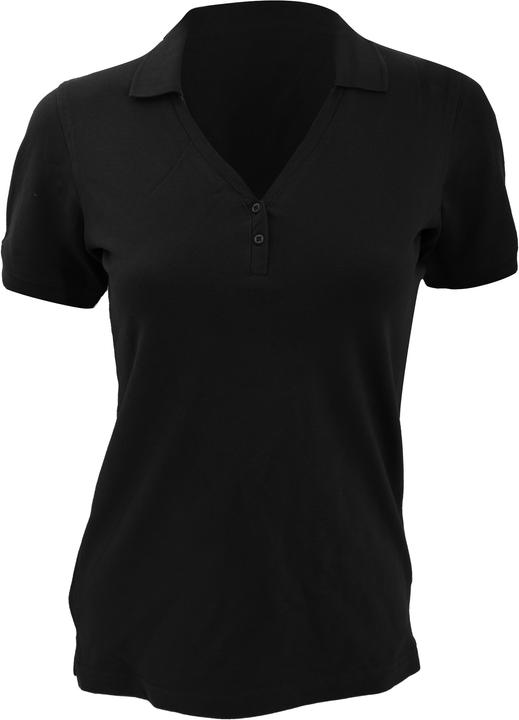 Produktbild Kustom Kit Sophia Comfortec® KurzarmPoloshirt mit VAusschnitt (42)