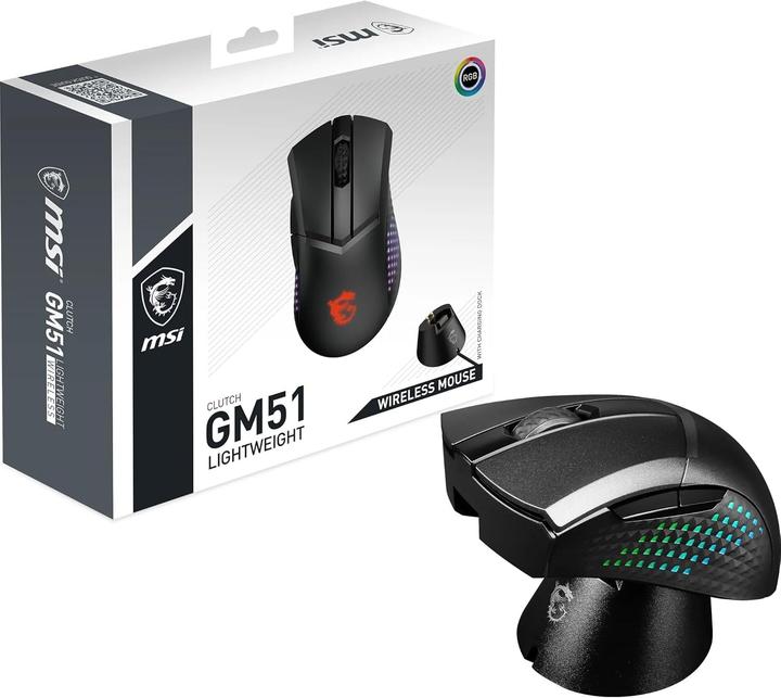 Actual product image MSI Clutch GM51 (Cable, Wireless)