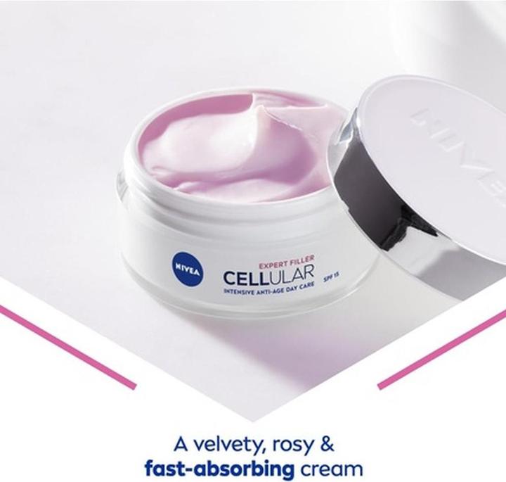 Produktbild NIVEA Cellular Expert Filler intensive Anti-Age Day Cream SPF15 (50 ml, Tagescreme, SPF 15)