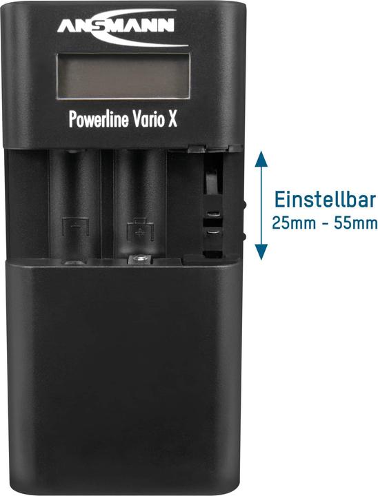 Actual product image Ansmann Powerline Vario X (1 pcs., AAA, AA, Chargers without battery)