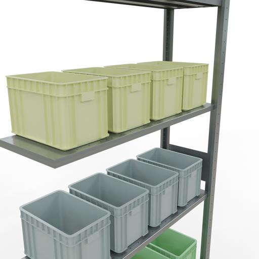 Image du produit Schulte Lagertechnik Système enfichable Élément suivant MULTIplus150 avec traverse de longueur